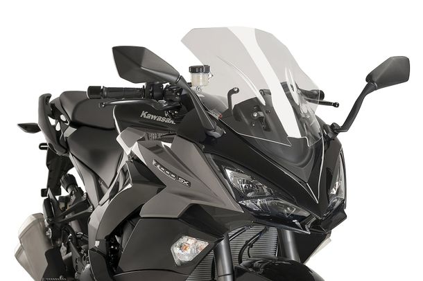 Windschild Puig Racing-Scheibe mit ABE für Kawasaki Z1000SX, Z1000SX Tourer Bj. 2011 - 2019