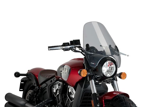 Windschild Puig Custom I mit ABE für Yamaha VMAX, XV1000 VIRAGO, XV535 VIRAGO, u.a. u.a. (Bj. 1983 - 2026)
