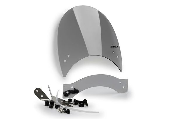 Windschild Puig Roadster mit ABE für Honda CG 125, Suzuki GN250, Yamaha SR125