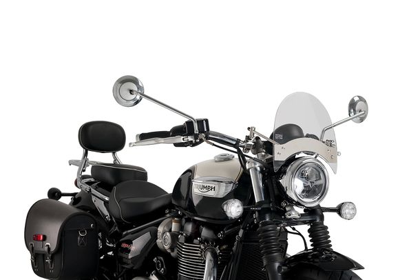 Windschild Puig Roadster mit ABE für Yamaha Vmax, SR125, SR 125 SE, XV535 Virago, u.a. u.a. (Bj. 1984 - 2024)
