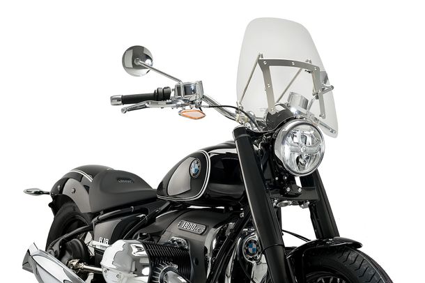 Windschild Puig Chopper mit ABE für Yamaha Vmax, SR125, SR 125 SE, XV535 Virago, u.a. u.a. (Bj. 1984 - 2026)