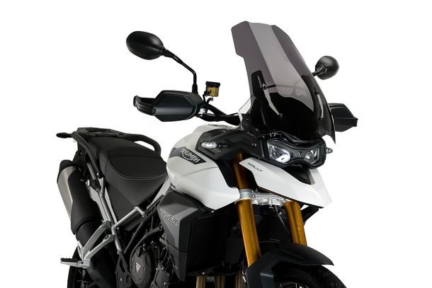 Windschild Puig Touringscheibe 550 x 390 mm mit ABE für Triumph Tiger Sport 850, Tiger 900, Tiger 900 GT, u.a. (Bj. 2020 - 2026)