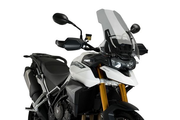 Windschild Puig Touringscheibe 550 x 390 mm mit ABE für Triumph Tiger 900 Rally PRO, Tiger Sport 850, Tiger 900 GT Bj. 2020 - 2026
