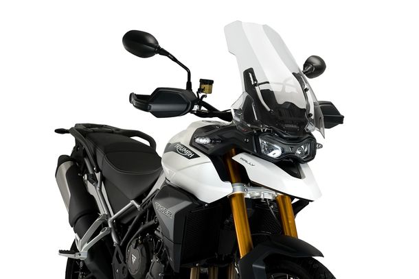Windschild Puig Touringscheibe 550 x 390 mm mit ABE für Triumph Tiger 900 Rally PRO, Tiger Sport 850, Tiger 900 GT Bj. 2020 - 2026
