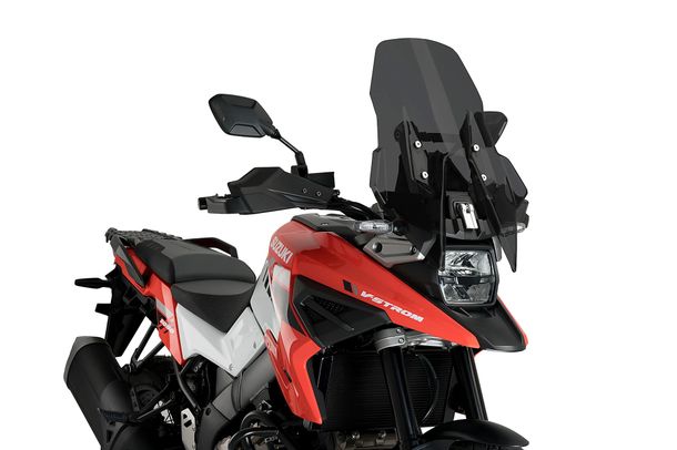 Windschild Puig Touringscheibe 630 x 480 mm mit ABE für Suzuki DL1050 V-STROM, DL1050XT V-STROM, DL1050DE V-STROM Bj. 2020 - 2026