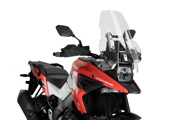 Windschild Puig Touringscheibe 630 x 480 mm mit ABE für Suzuki DL1050 V-STROM, DL1050XT V-STROM, DL1050DE V-STROM Bj. 2020 - 2026