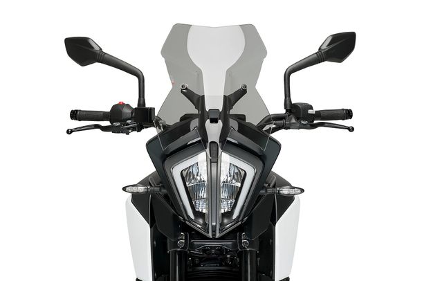 Windschild Puig Touringscheibe 500 x 330 mm mit ABE für KTM 390 Adventure, 390 Adventure SW Bj. 2020 - 2024