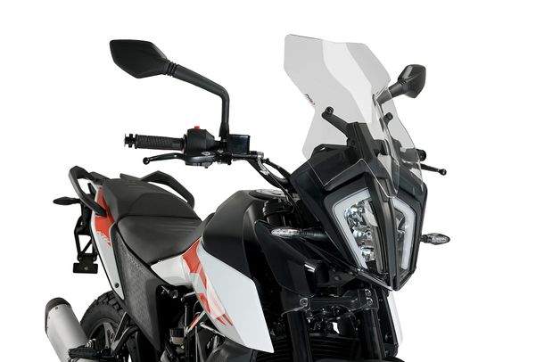 Windschild Puig Touringscheibe 500 x 330 mm mit ABE für KTM 390 Adventure, 390 Adventure SW Bj. 2020 - 2024