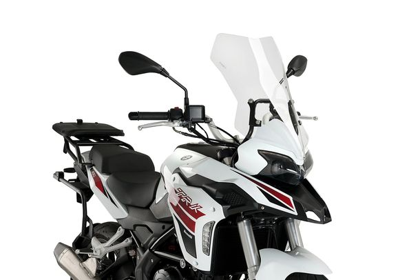 Windschild Puig Touringscheibe 580 x 340 mm mit ABE für Benelli TRK 251 Bj. 2021 - 2025