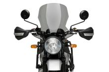 Pare-brise Puig écran touring 440 x 415 mm avec ABE pour Royal Enfield Himalayan 410 année 2021 - 2023