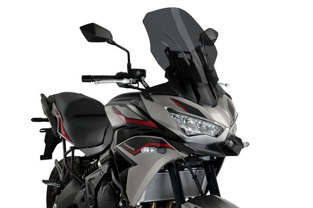 Windschild Puig Touringscheibe 475 x 400 mm mit ABE für Kawasaki Versys 650 Bj. 2022 - 2026
