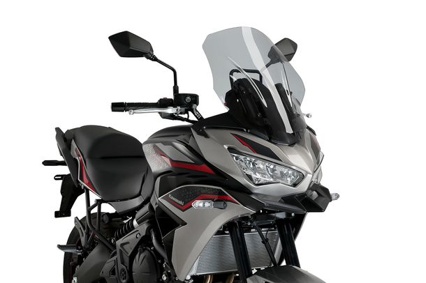 Windschild Puig Touringscheibe 475 x 400 mm mit ABE für Kawasaki Versys 650 Bj. 2022 - 2026