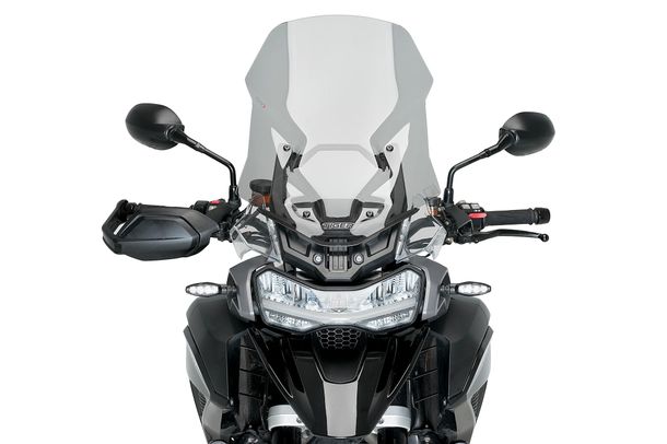 Windschild Puig Touringscheibe 530 x 395 mm mit ABE für Triumph Tiger 1200 GT PRO, Tiger 1200 GT Explorer Bj. 2022 - 2025
