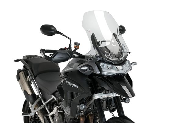 Windschild Puig Touringscheibe 530 x 395 mm mit ABE für Triumph Tiger 1200 GT PRO, Tiger 1200 GT Explorer Bj. 2022 - 2025
