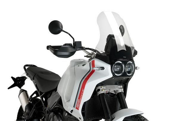 Windschild Puig Touringscheibe 480 x 440 mm mit ABE für Ducati Desert X, Desert X Rally, Desert X Discovery Bj. 2022 - 2026