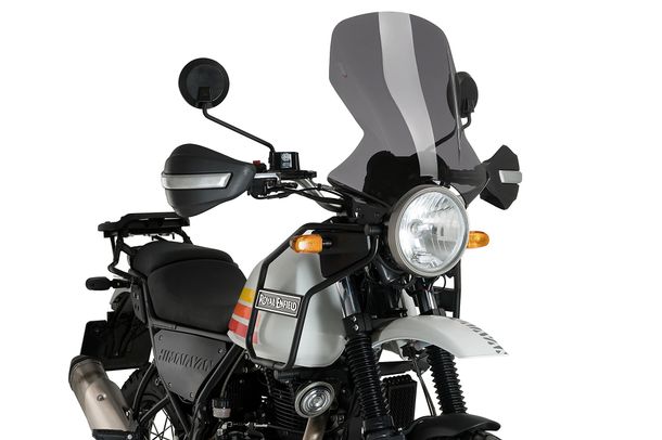 Windschild Puig Touringscheibe 450 x 405 mm mit ABE für Royal enfield HIMALAYAN 410 (Bj. 2018 - 2020)