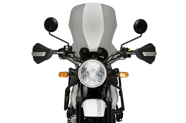 Windschild Puig Touringscheibe 450 x 405 mm mit ABE für Royal Enfield Himalayan 410 Bj. 2018 - 2020
