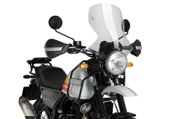 Windschild Puig Touringscheibe 450 x 405 mm mit ABE für Royal Enfield Himalayan 410 Bj. 2018 - 2020