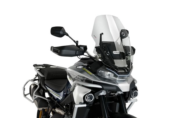 Windschild Puig Touringscheibe 565 x 440 mm mit ABE für Cfmoto 800MT Sport Bj. 2022 - 2026