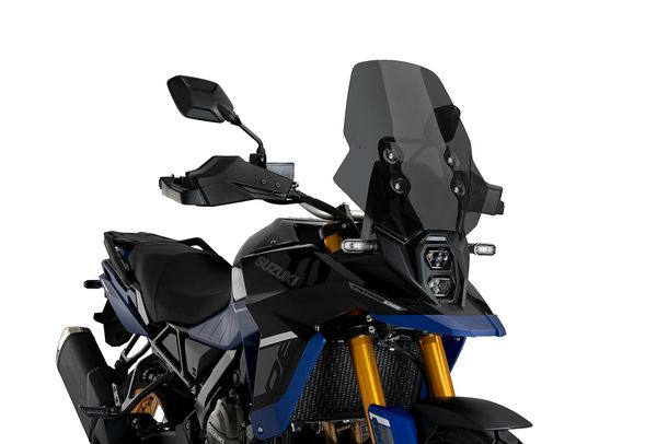 Windschild Puig Touringscheibe 460 x 445 mm mit ABE für Suzuki DL800DE V-STROM, DL800 V-STROM TECH, DL800 V-STROM, u.a. (Bj. 2023 - 2026)