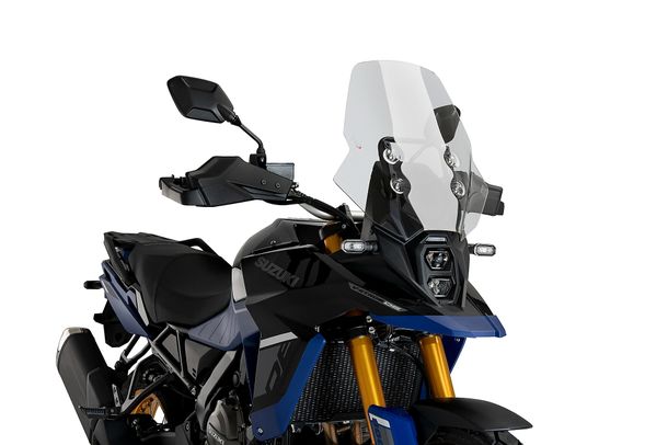 Windschild Puig Touringscheibe 460 x 445 mm mit ABE für Suzuki DL800DE V-STROM, DL800 V-STROM Tech, DL800 V-STROM Bj. 2023 - 2026