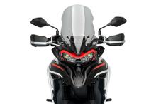 Para-brisa Puig Touringscheibe 538 x 365 mm com ABE para Benelli TRK 702, TRK 702 X ano 2023 - 2024