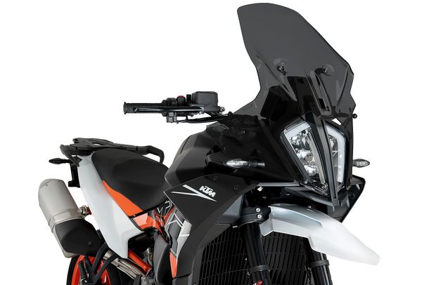 Windschild Puig Touringscheibe 650 x 455 mm mit ABE für Ktm 890 SMT (Bj. 2023 - 2025)