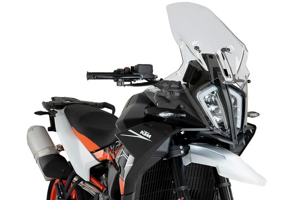 Windschild Puig Touringscheibe 650 x 455 mm mit ABE für KTM 890 SMT Bj. 2023 - 2025