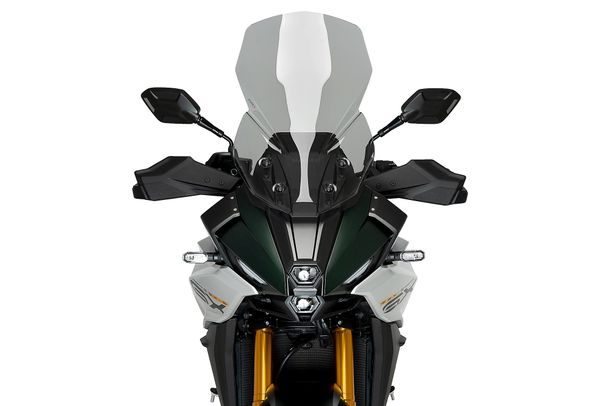 Windschild Puig Touringscheibe 600 x 370 mm mit ABE für Suzuki GSX-S1000GX, GSX-S1000GX Sport, GSX-S1000GX Touring Bj. 2024 - 2026