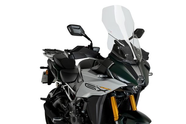 Windschild Puig Touringscheibe 600 x 370 mm mit ABE für Suzuki GSX-S1000GX, GSX-S1000GX Sport, GSX-S1000GX Touring Bj. 2024 - 2026