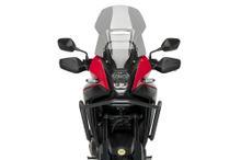 Puig Touring windshield 495 x 345 mm with ABE for Honda NX500, NX500 Eclutch model year 2024 - 2026
