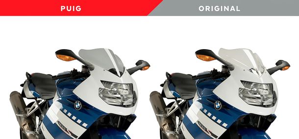 Windschild Puig Touringscheibe mit ABE für BMW K1300 S, K1200 S Bj. 2004 - 2016
