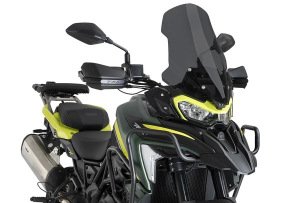 Windschild Puig Touringscheibe 538 x 365 mm mit ABE für Benelli TRK 702, TRK 702 X (Bj. 2023 - 2026)
