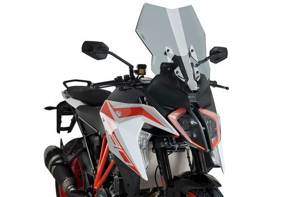 Windschild Puig Touringscheibe 540 x 420 mm mit ABE für KTM 1290 Superduke GT Bj. 2019 - 2025