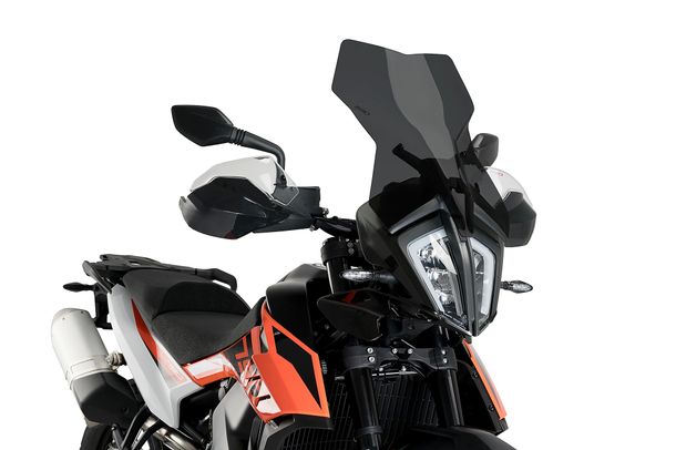 Para-brisa Puig Touringscheibe 525 x 385 mm com ABE para KTM 890 Adventure R Rally, 790 Adventure R, 790 Adventure ano 2019 - 2025