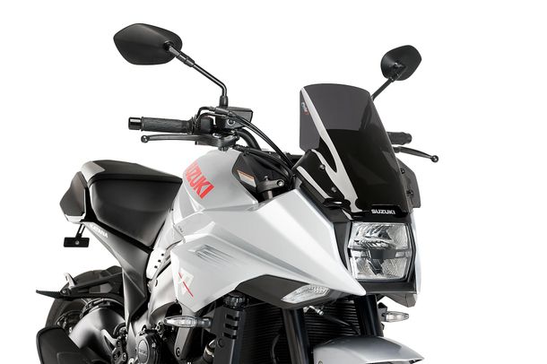 Windschild Puig Touringscheibe 355 x 335 mm mit ABE für Suzuki GSX-S1000 KATANA (Bj. 2019 - 2025)