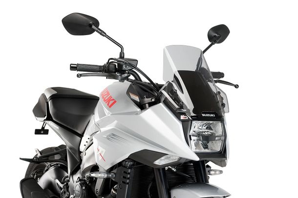 Windschild Puig Touringscheibe 355 x 335 mm mit ABE für Suzuki GSX-S1000 Katana Bj. 2019 - 2025
