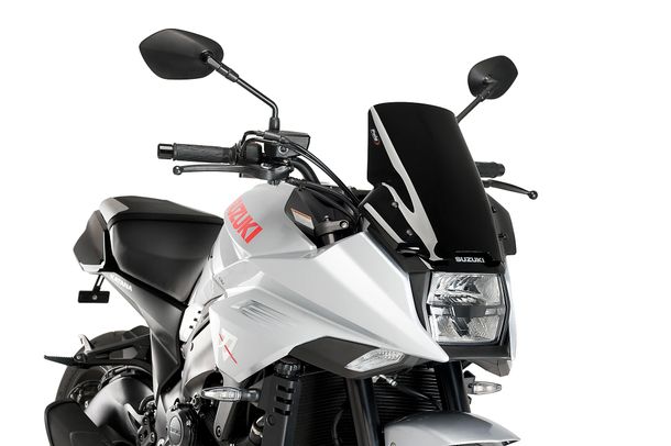 Windschild Puig Touringscheibe 355 x 335 mm mit ABE für Suzuki GSX-S1000 Katana Bj. 2019 - 2025