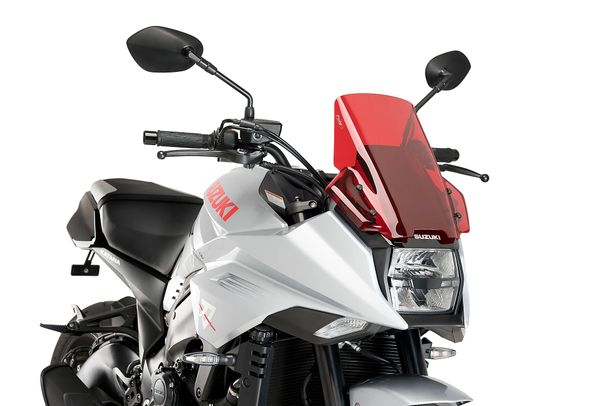 Windschild Puig Touringscheibe 355 x 335 mm mit ABE für Suzuki GSX-S1000 Katana Bj. 2019 - 2025