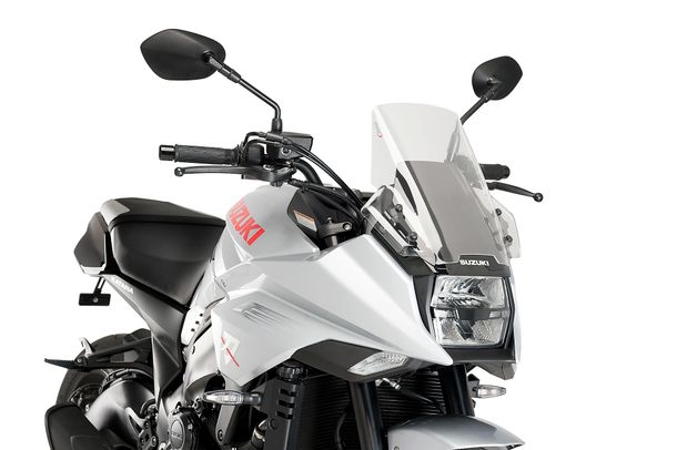 Windschild Puig Touringscheibe 355 x 335 mm mit ABE für Suzuki GSX-S1000 Katana Bj. 2019 - 2025