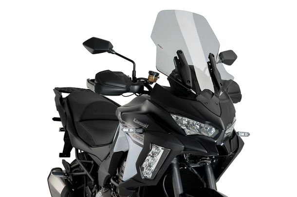 Windschild Puig Touringscheibe 570 x 515 mm mit ABE für Kawasaki Versys 1000 SE, Versys 1000, Versys 1000 S, Versys 1100 S Bj. 2019 - 2026