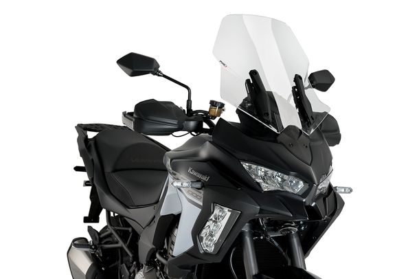 Windschild Puig Touringscheibe 570 x 515 mm mit ABE für Kawasaki Versys 1000 SE, Versys 1000, Versys 1000 S, Versys 1100 S Bj. 2019 - 2026