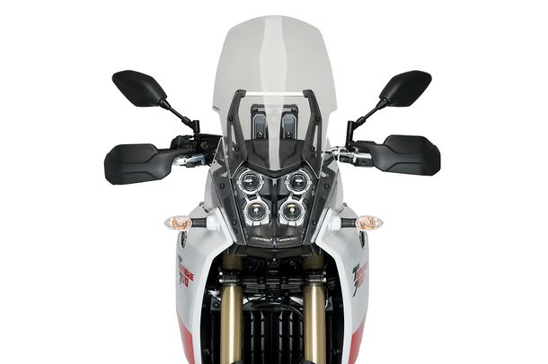 Windschild Puig Touringscheibe 415 x 310 mm mit ABE für Yamaha Tenere 700, Tenere 700 Rally Edition, Tenere 700 World Raid Bj. 2019 - 2025