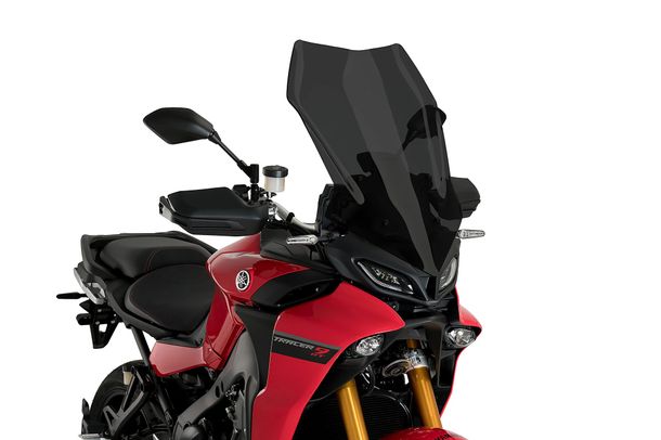 Windschild Puig Touringscheibe 645 x 445 mm mit ABE für Yamaha TRACER 900, TRACER 900 GT, TRACER 9, TRACER 9 GT, u.a. (Bj. 2018 - 2024)