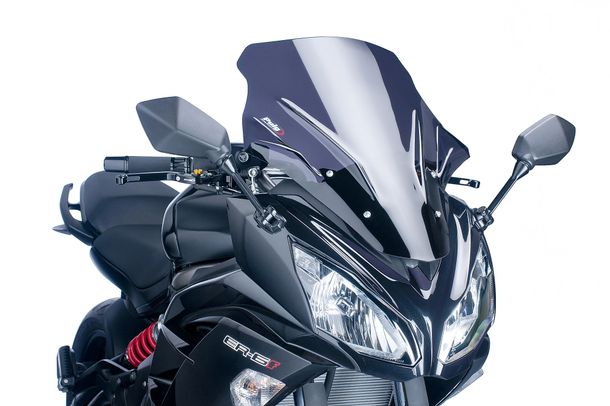 Windschild Puig Touringscheibe mit ABE für Kawasaki ER-6F (Bj. 2012 - 2016)
