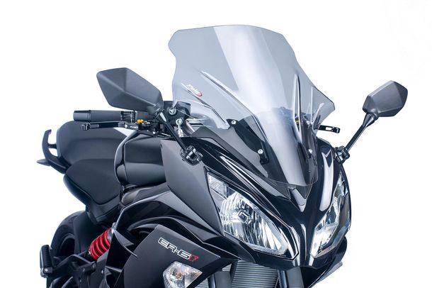 Windschild Puig Touringscheibe mit ABE für Kawasaki ER-6F Bj. 2012 - 2016