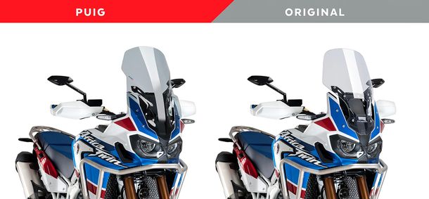 Windschild Puig Touringscheibe mit ABE für Honda CRF1000L Africa Twin, CRF1000L Africa Twin Adventure Sports Bj. 2016 - 2019
