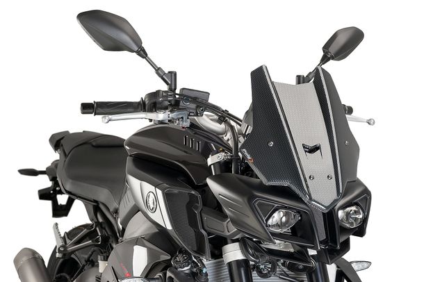 Windschild Puig Touringscheibe mit ABE für Yamaha MT-10, MT-10 SP Bj. 2016 - 2021
