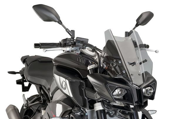 Windschild Puig Touringscheibe mit ABE für Yamaha MT-10, MT-10 SP Bj. 2016 - 2021