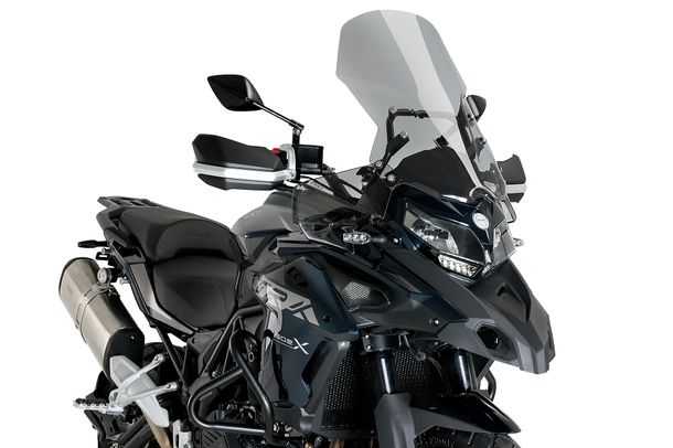 Windschild Puig Touringscheibe 555 x 385 mm mit ABE für Benelli TRK 502, Qj SRT 550X Trail